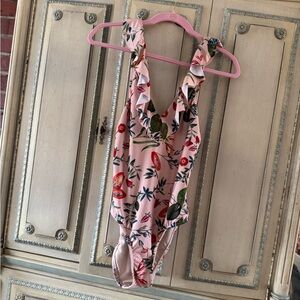 Free Press Fruit and Floral One Piece Swimsuit